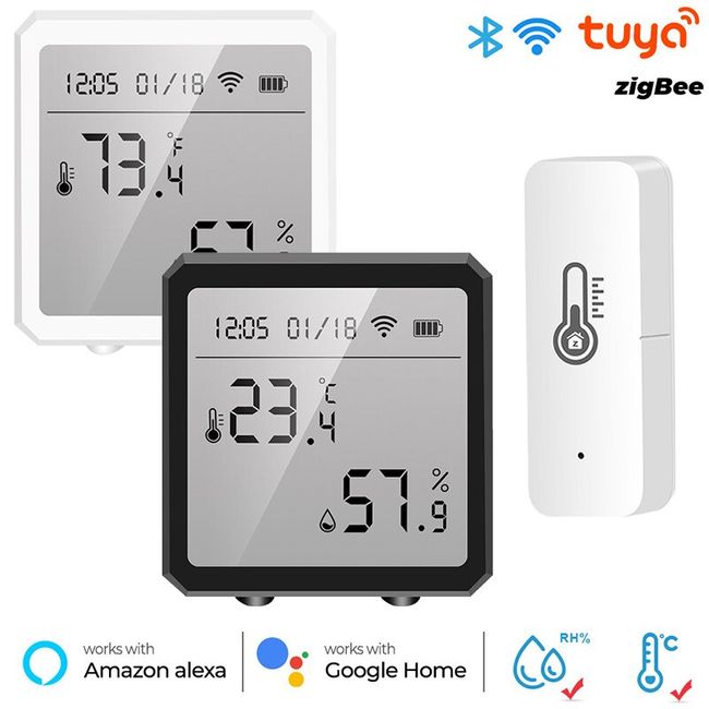 Tuya WiFi Temperature Humidity Sensor with Backlight Bluetooth