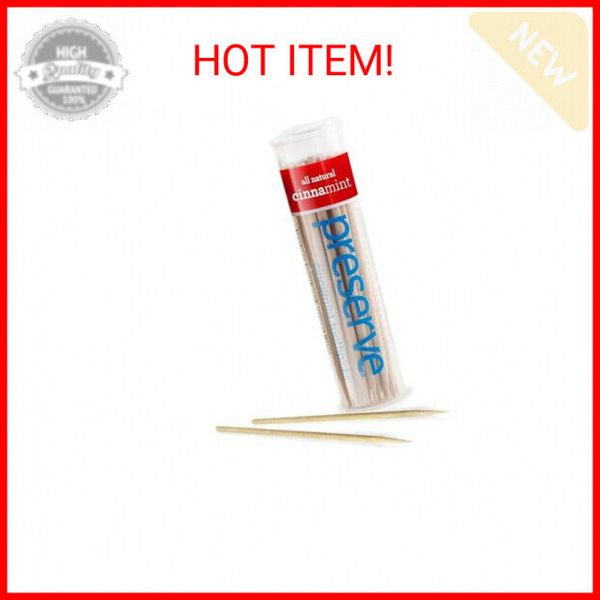 Preserve Flavored Toothpicks, Cinnamint, 35 Toothpicks, 1 Count