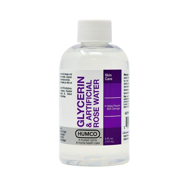Humco 103796001 Glycerin & Artificial Rose Water, 6oz
