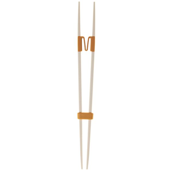 SIMTO Chopsticks Easy to Use Chopsticks, White Orange