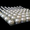 069 Rhinestone Sticker (Deco Sticker), Pearl Type, 0.2 - 0.3 inches (4 - 8 mm), White