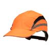 3M First Base 3 Bump Cap 2021875, Classic, High Visibility, Orange Standard Peak, 70mm