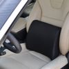 Lumbar Cushion w/Straps Black Lumbar Cushion