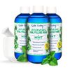 Dale Audrey Ayurvedic Organic Oil Pulling for Teeth and Gums | Refreshing Mint Flavored Oral Rinse Mouthwash | Essential Oils for Bad Breath | Whitening Teeth & Fresh Breath | (3 Pack,8oz)
