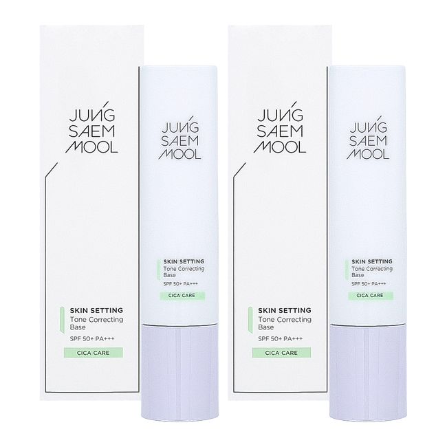 JUNGSAEMMOOL Skin Setting Tone Correcting Base 40ml x 2 EA Comfortably corrects reddened skin