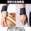 Felimoa Washable Thin Wrap Wrist Support Wristbands Fixed 4 Pack