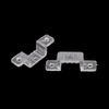 Sourcingmap 15mm x 7mm Plastic LED Light Strip Fixing Mounting Bracket Clear 100pcs