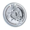 7" Halogen Blue LED Halo Ring Angel Eye Projector Headlight Lamp Light Bulb Pair