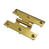 3" Solid Brass Cabinet H Hinge Offset PVD Long Lasting Finish Pack of 2