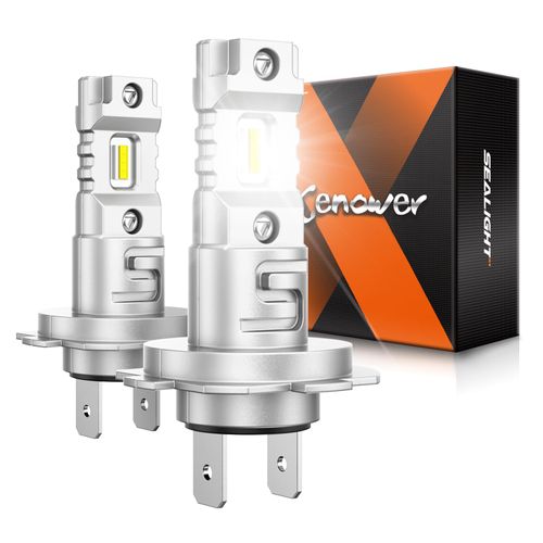 SEALIGHT 30000LM H7 Fog Bulbs 99% Compatibility 2025 Version 𝐔𝐥𝐭𝐫𝐚-𝐁𝐫𝐢𝐠𝐡𝐭, Subsize H7 Fog lamps 60,000Hrs Lifespan Cool White Water Proof and Easy Installation, Pack of 2