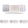 4 Pack LED Emergency Exit Light Adjustable 2 Head With Battery Back-up UL 924