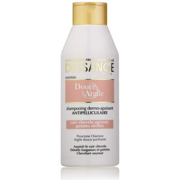 Dessange Anti-Schuppen-Shampoo, Sorte: rosa Tonerde, beruhigend, für strapazierte und trockene Spitzen, 250 ml, 1 Stück