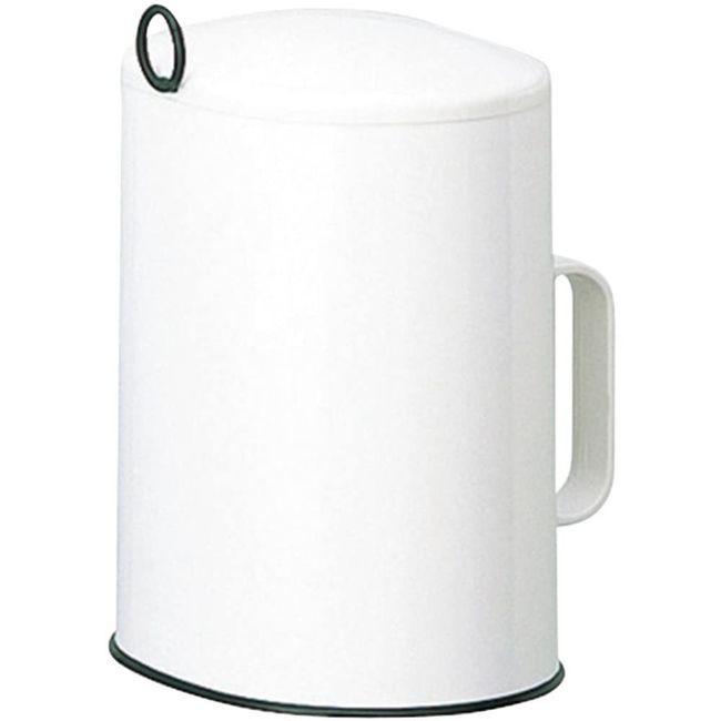 Marna W072 Toilet Pot (With Lid / White) Removable With One Touch (With Inner Case / Hygienic), Lid Included, Trash Can, Made in Japan