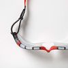 Zoggs Predator Flex Goggle, UV Protection Swim Goggles,Black/Red/Mirror, small