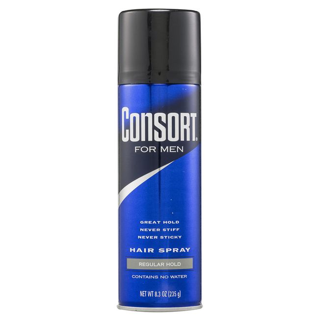 Consort Hair Spray Regular Hold Aerosol, 8.30 Ounce