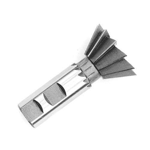 Drill America 3/8" 60 Degree High Speed Steel Weldon Shank Dovetail Cutter, DWC Series