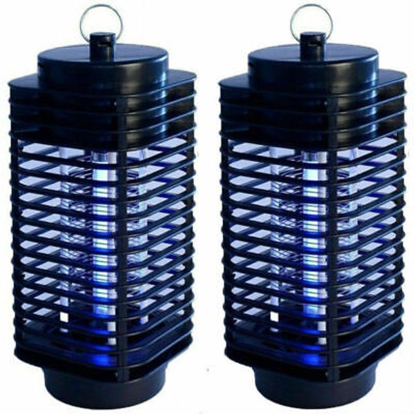 2Pack Electric Mosquito Fly Bug Insect Zapper Killer Trap Pest Control Lamp 110V