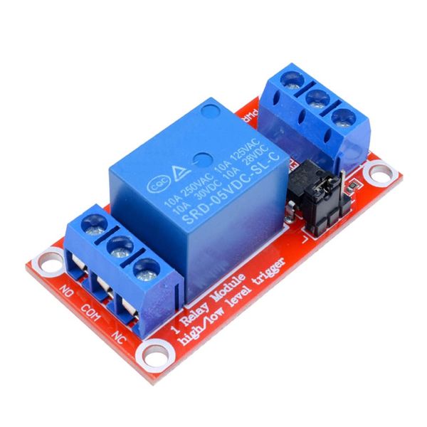 DollaTek 5V 1-Channel Relay Module Board Shield with optocoupler Support High and Low Level Trigger