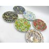 Set of 6 assorted William Morris design china coasters.