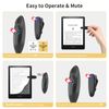 Upgrade for Kindle Page Turner Remote Control - Scrolling Remote for Kindle, Compatible with iPhone, iPad, Android, Kindle, etc (Black)