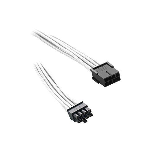 CableMod Classic ModFlex Sleeved 8-pin PCI-e Extension (White, 45cm)