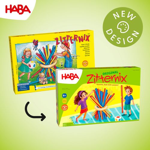 HABA Keep it steady. A Family Game of Skill and Dexterity for Ages 6+ (Made in Germany)