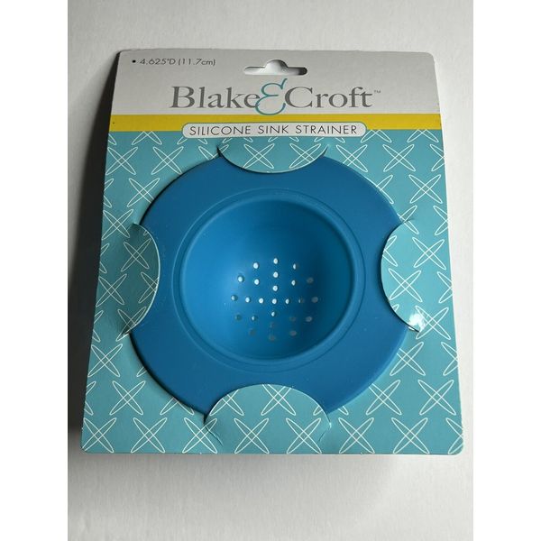 BLUE Silicone Sink Strainer - (4.625"D / 11.7cm)