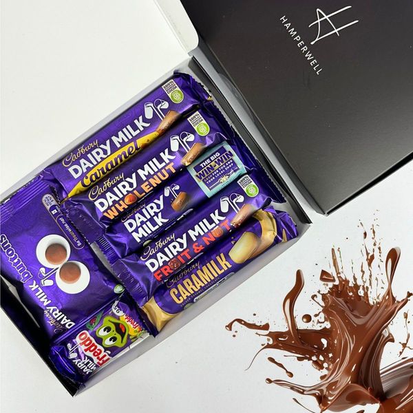 HamperWell Chocolate Letterbox Gift Hamper - Dairy Milk Edition