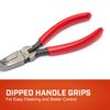 Crescent 8886CVN 6" Curved Needle Nose Solid Joint Pliers, Cushion Grip
