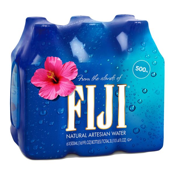 FIJI Water Artesian Water, 16.9 Fl Ounce (Pack of 6)