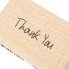 Art Stamps 7009B Scribbled Thank You Stamp, Black