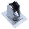 KEABATH Chrome Shower Head Holder - No Drilling, Self-Adhesive, Wall Mounted, Adjustable