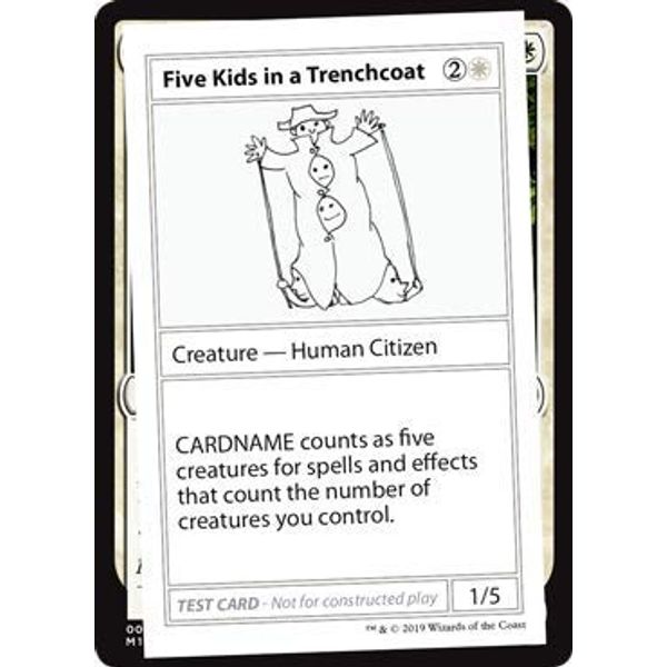 Magic: The Gathering - Five Kids in a Trenchcoat - Mystery Booster