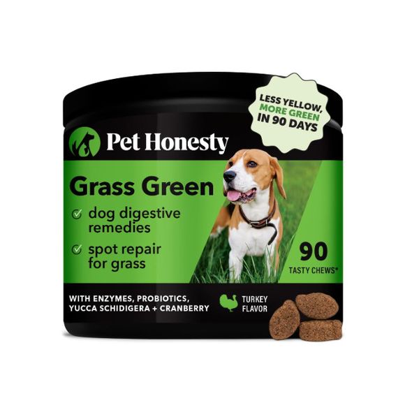 Pet Honesty Grass Green Burn Spot Chews, Cranberry, Apple Cider Vinegar Dog Rock