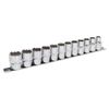 Sealey Ak2684 Socket Set 12Pc 1/2Sq Drive 12Pt Walldrive Metric