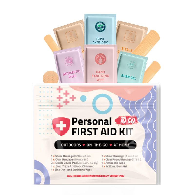 First Aid Emergency Medical Kit Mini and Travel Size - | Great for Kids ...