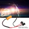 Car Load Resistor, 2-Piece Car LED Decoder Headlight Decoder for H7 Headlights, Anti-Hyper-Flash, No Errors, Load Resistor Wiring