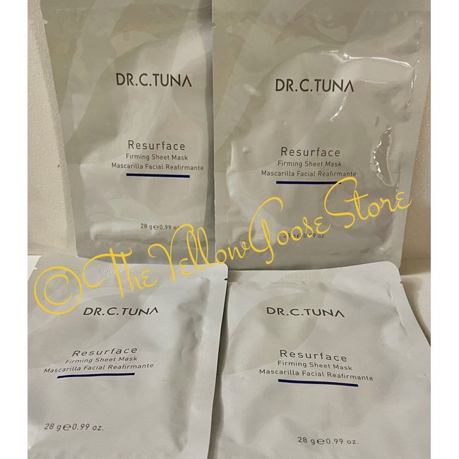 FARMASI ❤️ Dr C TUNA 🐥 Set of 4 RESURFACE SERIES Sheet Face Masks  FREE SHIP!!