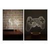 By-Lamp Fun and Game Bundle Pack - 3D Joystick Lamp & 3D Balloon Table Lamp