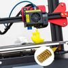 sourcing map 8pcs 3D Printer Heating Bed Spring, 20mm OD 30mm Length Light Load Compression Mould Die Spring 3D Printer Compression Spring for 3D Printer Electric Part, Yellow