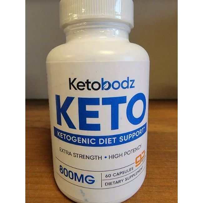 Keto Ketobodz 800mg 60 Capsules Ketogenic Diet Support