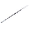 Stainless Steel Double Spatula Ointment Spatula for Make Up Pallets (Silver)