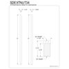 Kingston Brass SDEXTNUT34 Extended Adapter for Soap Dispenser with 3/4" IPS Connection, Brass