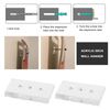 eMagTech Pack of 2 Acrylic Skateboard Wall Mounts, Transparent