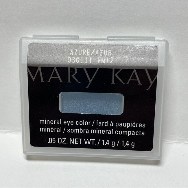 Mary Kay Mineral Eye Shadow - Color AZURE - .05 oz Shimmer Blue. NEW