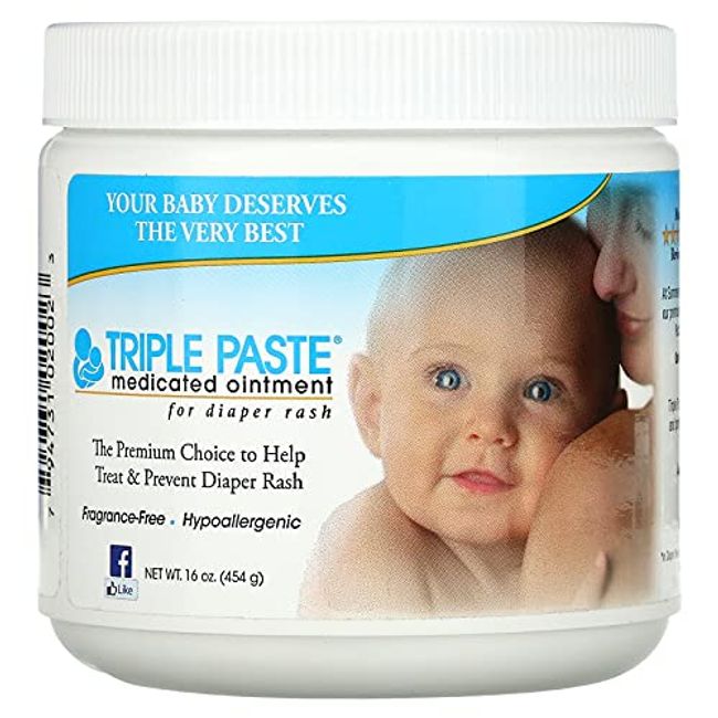Triple Paste Baby Diaper Rash Cream (16 oz)