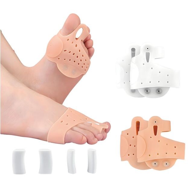 Big toe valgus orthotics，bunion corrector Metatarsal Pads Gel Toe Separators ...