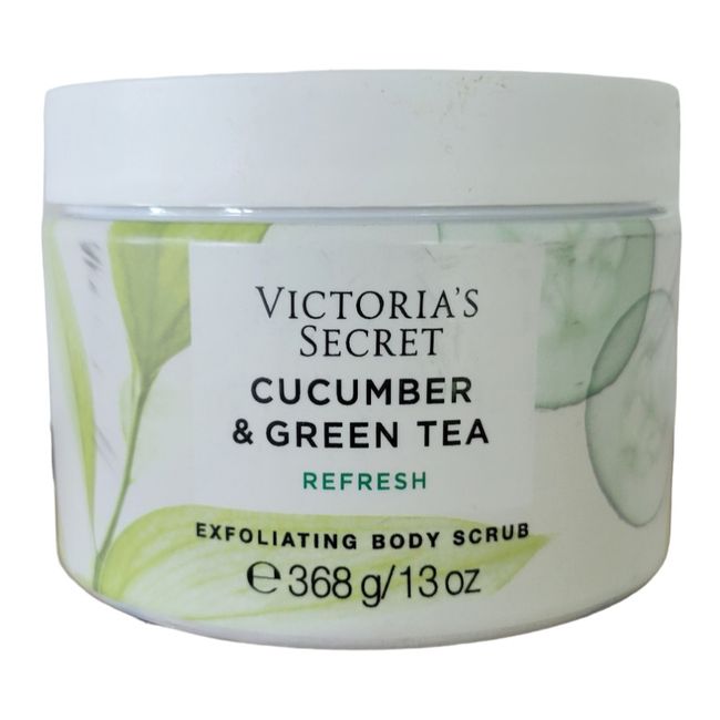 NEW Victoria's Secret Cucumber & Green Tea Refresh Exfoliating Body Scrub 13 oz