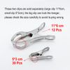 HLIWS Towel Clip-30 pcs Windproof Clips,Stainless Steel Beach Towel Clips,for Lounge Cruise Pool Boat Blanket Keep Your Towel from Blowing Away(5 * 3cm)