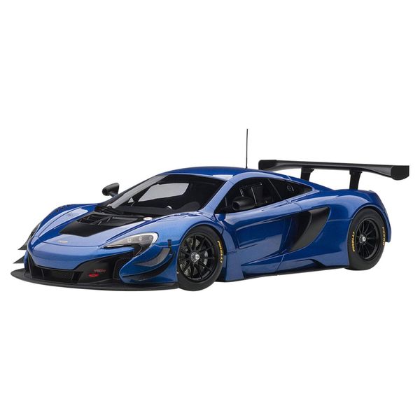 Autoart 650S GT3 Azure Blue with Black Accents 1/18 Model Car 81641